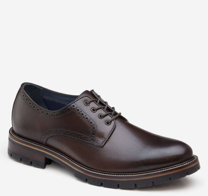 Johnston & Murphy XC Flex Cody Plain Toe Oxfordskor Herr - MörkBruna Finskor [QS9436251]